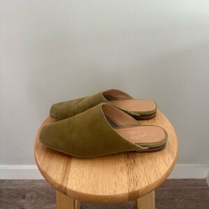 Seychelles Olive Green Mules